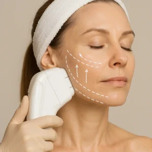 Woman having HI-FU to reduce wrinkles call LA LIPO Stonebridge Now!