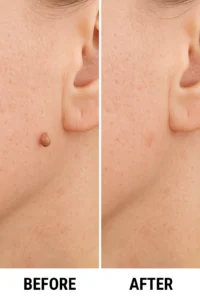 Skin tags removal Stonebridge before and after