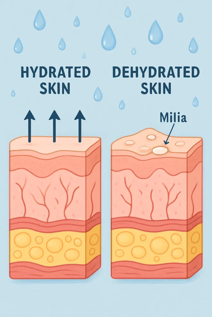 The importance of hydration and milia production Stonebridge