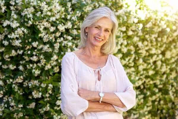 Older woman happy with urinary incontinence treatment Stonebridge